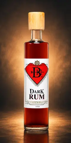 BraveHart Premium Dark Rum 750ml